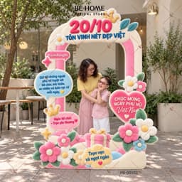Bảng Chào,Backdrop Photobooth 20/10, 20/11 Ngày Nhà Giáo Việt Nam, Decor Cửa Hàng, Lớp Học, Văn Phòng - BeHome Decor 4