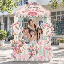 Bảng Chào,Backdrop Photobooth 20/10, 20/11 Ngày Nhà Giáo Việt Nam, Decor Cửa Hàng, Lớp Học, Văn Phòng - BeHome Decor 5