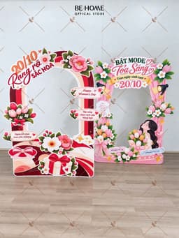 Bảng Chào,Backdrop Photobooth 20/10, 20/11 Ngày Nhà Giáo Việt Nam, Decor Cửa Hàng, Lớp Học, Văn Phòng - BeHome Decor 13