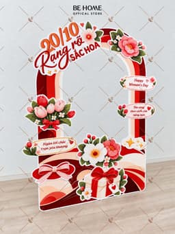 Bảng Chào,Backdrop Photobooth 20/10, 20/11 Ngày Nhà Giáo Việt Nam, Decor Cửa Hàng, Lớp Học, Văn Phòng - BeHome Decor 10