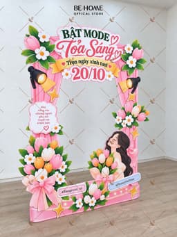 Bảng Chào,Backdrop Photobooth 20/10, 20/11 Ngày Nhà Giáo Việt Nam, Decor Cửa Hàng, Lớp Học, Văn Phòng - BeHome Decor 16