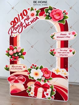 Bảng Chào,Backdrop Photobooth 20/10, 20/11 Ngày Nhà Giáo Việt Nam, Decor Cửa Hàng, Lớp Học, Văn Phòng - BeHome Decor 15