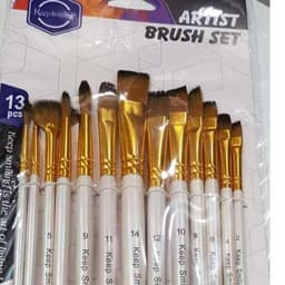 BỘ CỌ VẼ 13 CÂY KEEP SMILLING A6145 – CỌ VẼ ĐA NĂNG CHO MÀU NƯỚC, ACRYLIC, MÀU DẦU 4