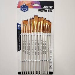 BỘ CỌ VẼ 13 CÂY KEEP SMILLING A6145 – CỌ VẼ ĐA NĂNG CHO MÀU NƯỚC, ACRYLIC, MÀU DẦU 6