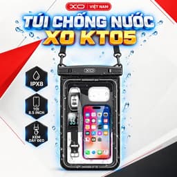 Túi Chống Nước Điện Thoại XO-KT05 Chuẩn IPX8, Dùng Cho Máy Đến 8.5 Inch, Kèm Dây Đeo 57cm 1