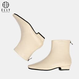 Giày boots nữ ELLY EGM333 da microfiber cao cấp gót 2.5 cm thời trang thanh lịch 6