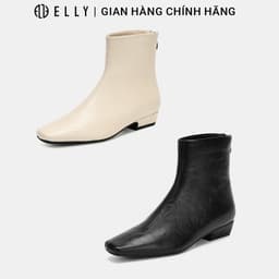 Giày boots nữ ELLY EGM333 da microfiber cao cấp gót 2.5 cm thời trang thanh lịch 1