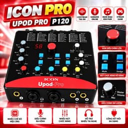 Bộ Livestream Icon Upod Pro + Micro AKG P120 + Box KL589 Pro Gen 2, Combo Thu Âm Karaoke Hát Live Stream 4