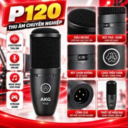Bộ Livestream Icon Upod Pro + Micro AKG P120 + Box KL589 Pro Gen 2, Combo Thu Âm Karaoke Hát Live Stream 6