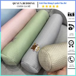 Gối ôm cho bé, gối ôm băng lạnh cho bé họa tiết thêu siêu dễ thương kích thước 55cm 1