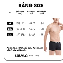 Quần lót nam boxer Calein Len thun lạnh co giãn 4 chiều, quần sịp đùi nam thoáng mát mềm mịn 9