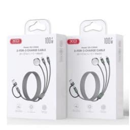 Dây Sạc Đa Năng XO CX040 6 Trong 1, Type-C 100W, Lightning 12W, Sạc Apple Watch 5W, Dài 1.2m 3