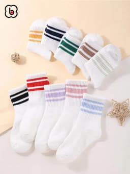 Tất cao cổ cho bé trai bé gái, vớ trẻ em phong cách hàn quốc, có size cho bé từ 1 đến 10 tuổi 2