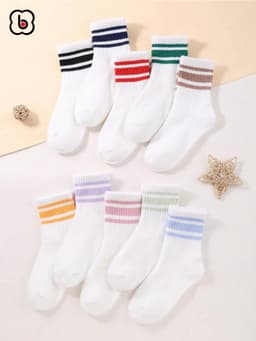 Tất cao cổ cho bé trai bé gái, vớ trẻ em phong cách hàn quốc, có size cho bé từ 1 đến 10 tuổi 4