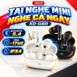 Tai Nghe Bluetooth OWS XO G60, Pin 17 Giờ, Chế Độ Game Độ Trễ Thấp, Kháng Nước IPX4 1