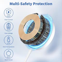 Đế Sạc Không Dây Từ Tính XO JH025 Qi2.2 25W, Thiết Kế Siêu Mỏng, Kèm Cáp Type-C 1.2m 6