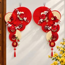 Căp Đối Mành Tết Trang Trí Nhà Cửa - Set Mành Treo Tường 2027 4