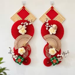 Căp Đối Mành Tết Trang Trí Nhà Cửa - Set Mành Treo Tường 2027 8
