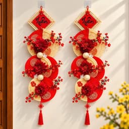 Căp Đối Mành Tết Trang Trí Nhà Cửa - Set Mành Treo Tường 2027 6