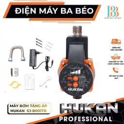 Máy bơm tăng áp mini, công suất tối đa 80W, chống nước IP64 HUKAN - G1-B001TB 1