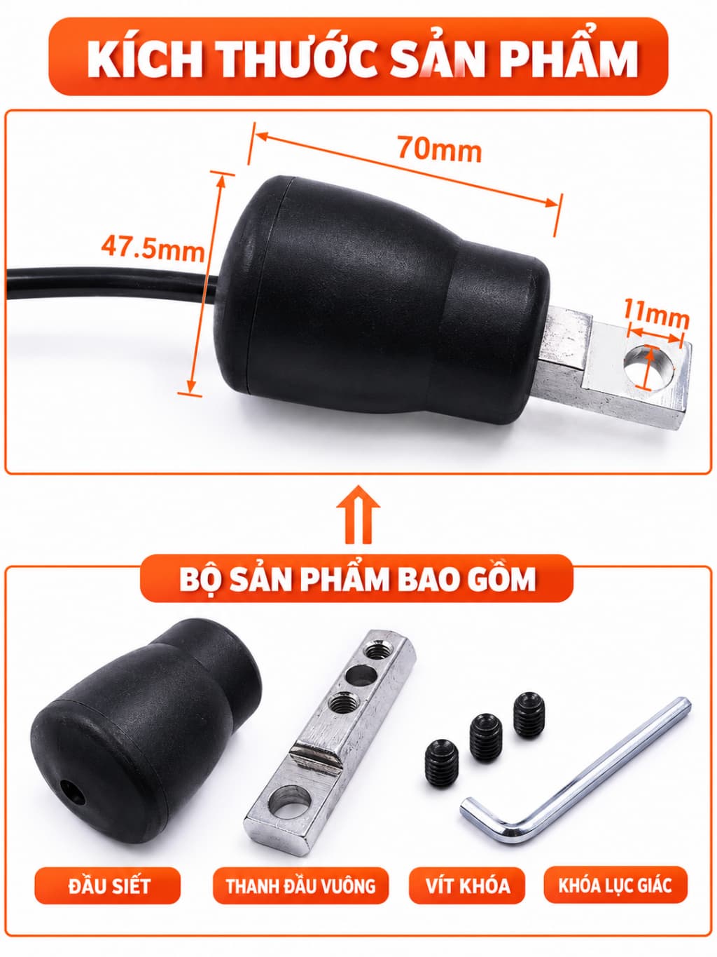 Bộ combo đầy đủ siết cáp máy tập Gym Cao Cấp