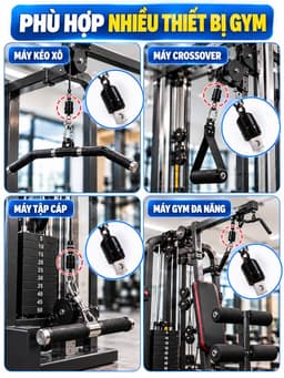 Bộ combo đầy đủ siết cáp máy tập Gym Cao Cấp 5