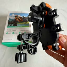 Kẹp Điện Thoại Chân Ghi Đông Xe Máy H702/ H70Z và 03-H1/ Chân Gương M10. LMS 2