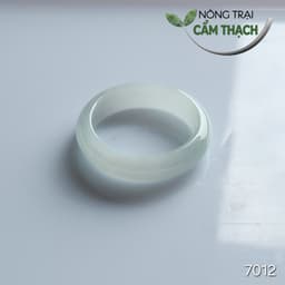 [Nông Trại Cẩm Thạch] Nhẫn Ngọc Cẩm Thạch Phỉ Thúy Bạch Ngọc Nếp Mịn Tự Nhiên Type A kèm kiểm định, độ hoàn hảo cao 5