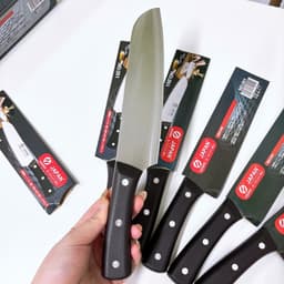 Dao Thái Thịt Cán Nhựa Đen Asakh Japan No.251 và ON-561/ 919 Cán Gỗ 7