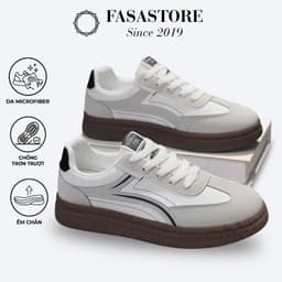 [TẶNG LÓT CSN] Giày Nam Hàn Quốc Đế Cao FASASTORE Sneaker Nam Trẻ Trung Basic Đi Học Đi Chơi 1