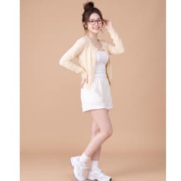 [MÀU MỚI] Áo Khoác Cardigan Nữ Dáng Dài Có Cúc Basic Thanh Lịch BYJANE – 945 6
