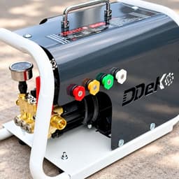 Máy xịt rửa xe 3000W DDEKO/DEKO DK-P1401, Piston 14mm, áp lực 150 Bar, lưu lượng 15L/p, dây 15m, CB chống giật. 3