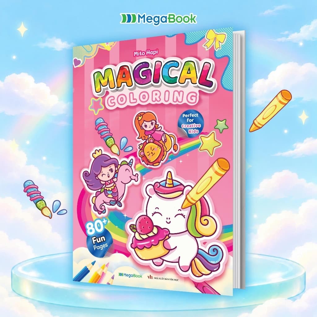 Sách tô màu Magical Coloring - Perfect for creative kids