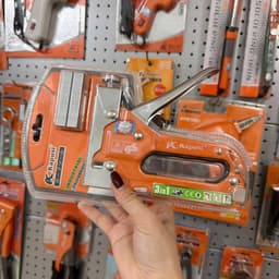 MÁY BẤM GHIM DÙNG ĐƯỢC 3 LOẠI GHIM  ( Đinh U, Đinh F, Đinh C) CHUYÊN LỢP YÊN XE, LÀM GIỎ QUÀ, GIỎ HOA QUẢ K7106 5