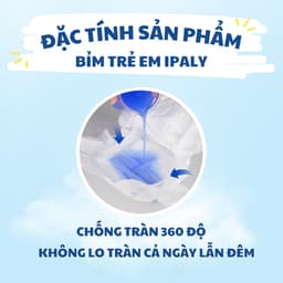 (Combo 100 Miếng) Tã Bỉm Quần Trẻ Em Ipaly Organic Mềm Mại Thấm Hút Nhanh, Bỉm Quần Chống Hăm Size M-2XL 6