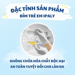 (Combo 100 Miếng) Tã Bỉm Quần Trẻ Em Ipaly Organic Mềm Mại Thấm Hút Nhanh, Bỉm Quần Chống Hăm Size M-2XL 8