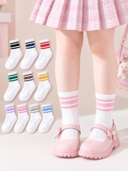 Tất cao cổ thu đông cho bé họa tiết đáng yêu Babylovego TTE003 1