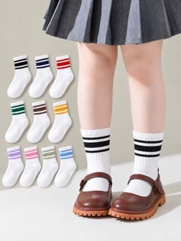 Tất cao cổ cho bé trai bé gái, vớ trẻ em phong cách hàn quốc, có size cho bé từ 1 đến 10 tuổi 7