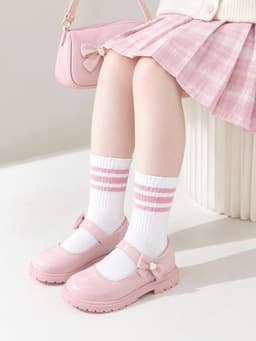 Tất cao cổ thu đông cho bé họa tiết đáng yêu Babylovego TTE003 2