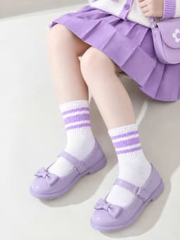 Tất cao cổ thu đông cho bé họa tiết đáng yêu Babylovego TTE003 3