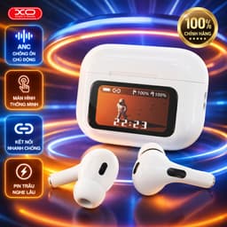 Tai Nghe Bluetooth - XO Việt Nam - Tai Nghe Không Dây | XO X36 Pro ANC Chống Ồn, Màn Hình Led 8