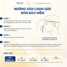[NHÀ SẢN XUẤT] Mũ Bảo Hiểm 1/2 Nữa Đầu Royal M258 Kính Trà, M258K Nón Bảo Hiểm Sơn Thời Trang Nam Nữ 3