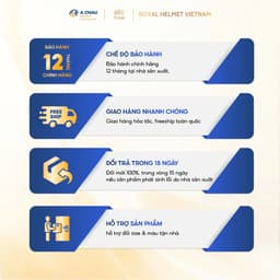 [NHÀ SẢN XUẤT] Mũ Bảo Hiểm 1/2 Nữa Đầu Royal M258 Kính Trà, M258K Nón Bảo Hiểm Sơn Thời Trang Nam Nữ 4