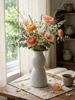 [HOT] Lọ Hoa,Bình cắm hoa,Decor-BST lọ cắm hoa xinh bát tràng 4