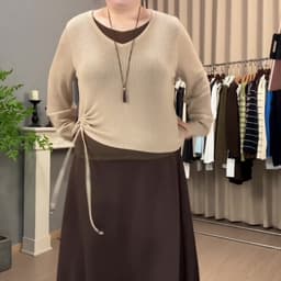 (47-90 KG) ÁO DỌC DUNE, CHẤT THUN LEN GÂN CO GIÃN, FORM SUÔNG RỘNG, LAYER, GỌN EO 4