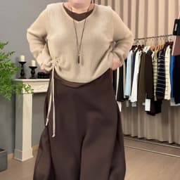 (47-90 KG) ÁO DỌC DUNE, CHẤT THUN LEN GÂN CO GIÃN, FORM SUÔNG RỘNG, LAYER, GỌN EO 3