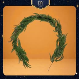 Cành lá thông rủ - cành nhiều lá chất liệu cao su non, trang trí noel, giáng sinh 2