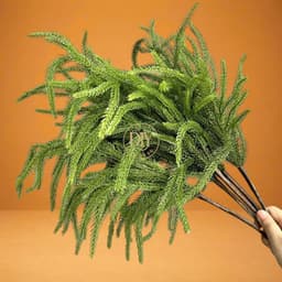 Cành lá thông rủ - cành nhiều lá chất liệu cao su non, trang trí noel, giáng sinh 5