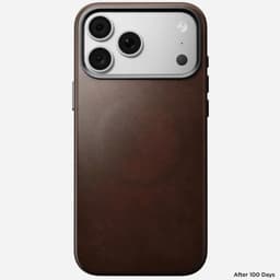 [Có iP18] Ốp Da NOMAD Traditional Leather Horween Da Cao Cấp – Có Nút Control – Chính Hãng cho iP 18 | 17 Pro Max 7