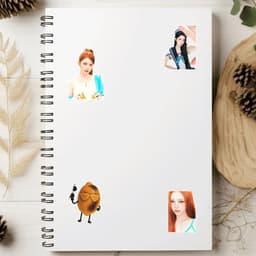 (Kém quá tặng) Set 67 hình dán trang trí Hearts2Hearts dễ thương 2026 (giao ngẫu nhiên) 6